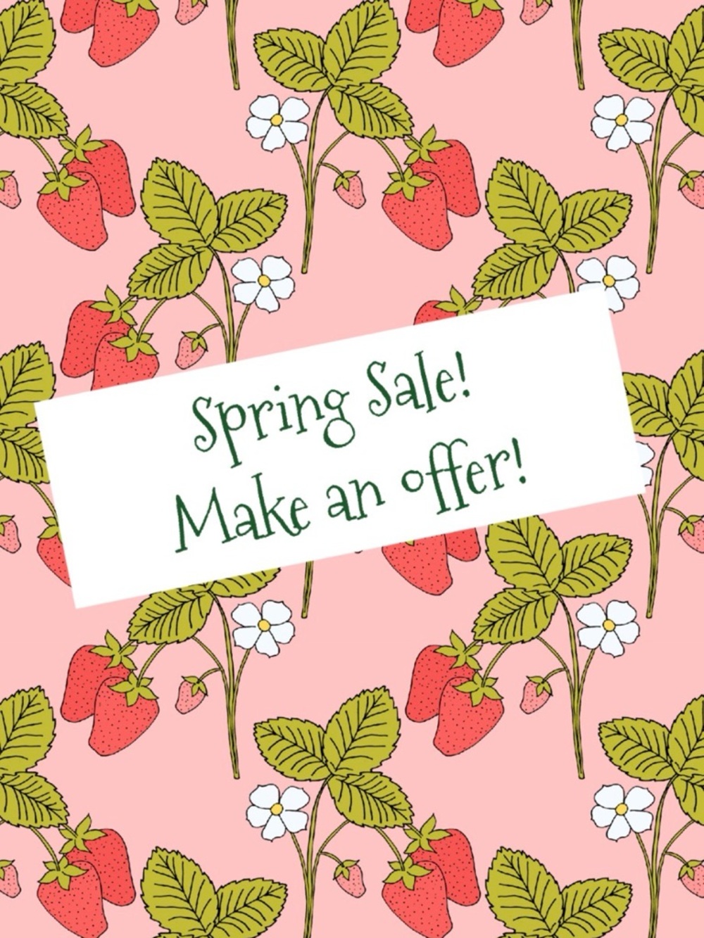 Spring sale!